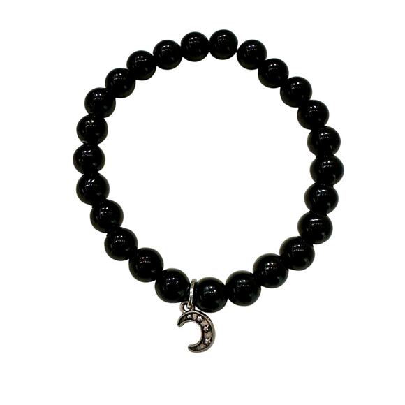 Three Black and Yellow Beaded Bracelets Sunflower - Picture 5 of 5